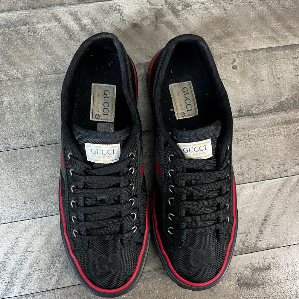 Gucci Tennis 1977 Off the Grid
Low Black Sz 8.5 Mens - Picture 5 of 5